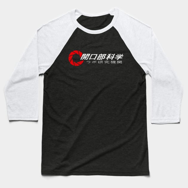 Aperture Laboratories Japan Baseball T-Shirt by R-evolution_GFX